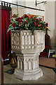 St Nicholas, Stanningfield - Font