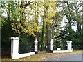 TL1232 : Gateway entrance, Shillington Manor, Apsley End Road by Christine Johnstone