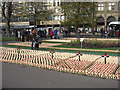 NT2573 : Poppies on Princes Street by M J Richardson
