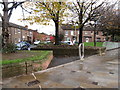 Houses in the Catholic enclave of Short Strand, Inner East Belfast