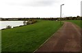 Path and cycleway round Furzton Lake