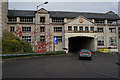 The entrance to Wellgreen Car Park, Stirling