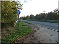 Cycle route and footpath on east side of the A6