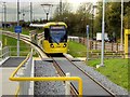 Tram Arriving at Sale Water Park