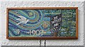 TL2233 : Mosaic panel, Letchworth by Jim Osley
