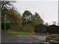 Roadside garages near Longannet Mine