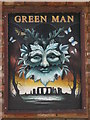 (The former) sign for The Green Man, Toot Hill