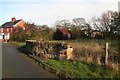 Very old bridge over the River Rase in Church Street, Middle Rasen