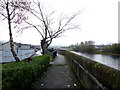 Flood retaining wall, Strabane