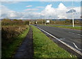 Pavement alongside the A473, Pencoed