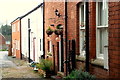 Terraced cottages and alleyway, Ledbury