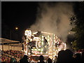 An illuminated float in Bridgwater Carnival 2014