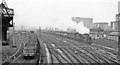 SP0988 : Saltley: southward towards Birmingham on the main lines to Derby, 1958 by Ben Brooksbank