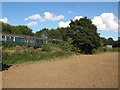 Farmland and rolling stock east of North Weald station