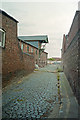 Former entrance to Castle Maltings, Shrewsbury, 1990