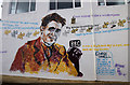 TM5176 : George Orwell mural, Southwold Pier by Ian Taylor