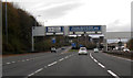 M8 westbound by junction 27