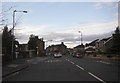 A814 heading west through Dumbarton