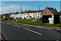 Bus stop and shelter in Heol-y-cyw