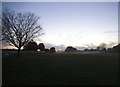 Sunset over West Hendon Playing Fields