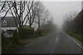 Murky morning on White Gap Road NW of Little Weighton