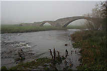 NT4544 : Stow Bridge and Gala Water by Anne Burgess
