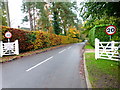 Looking westwards on Golf Club Road