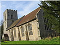 TF8320 : The Church of St Mary at Rougham by Peter Wood