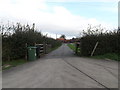 TM1678 : Entrance to Blackthorn Barn by Geographer