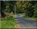 Arnesby Road heading towards Fleckney