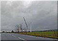 SE2305 : Another wind turbine being erected alongside the A629 by Steve  Fareham