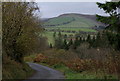 Lane corner near Bwlchciliau