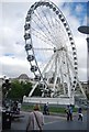 SJ8498 : Ferris wheel, Piccadilly Gardens by N Chadwick