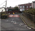 Start of the 20mph zone, Danygraig Street, Graig, Pontypridd