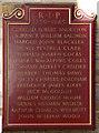 St Thomas, Clapton Common - War Memorial WWII