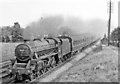 Down express on the West Coast Main Line at Stoke Hammond, 1959