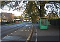 Bus stop by 6th form college