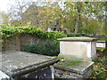 Tombs in the churchyard of St John-at-Hackney