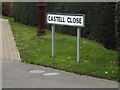 TM2274 : Castell Close sign by Geographer