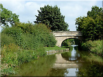 SJ8561 : Peel Lane Bridge east of Astbury, Cheshire by Roger  D Kidd