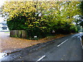 Looking along Philpot Lane to the junction with Sandpit Hall Road