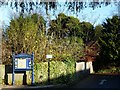 Morpeth information board and map