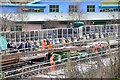 Offloading new rails at Stow Station