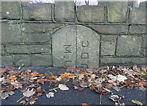 SE0325 : Boundary stone, Luddenden Lane by Humphrey Bolton