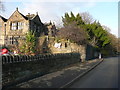 Garden wall of Kershaw House, Luddenden Lane