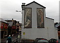 Wildlife murals in Pontypridd town centre