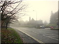H4572 : Misty along Dublin Road, Omagh by Kenneth  Allen