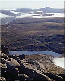 NH2881 : Loch Prille from the top of Cona' Mheall by Alan Reid