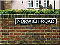 Norwich Road sign