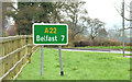 J4470 : Route confirmatory sign, Comber (November 2014) by Albert Bridge